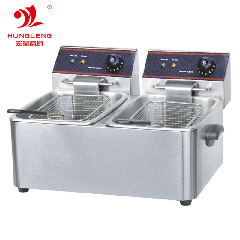 双缸双筛电炸炉