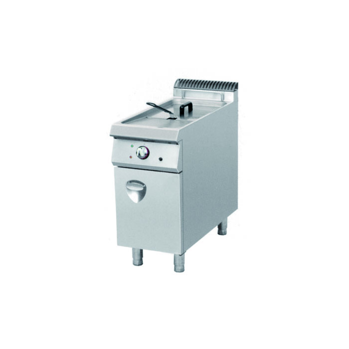 400S燃气单缸单筛炸炉连柜座